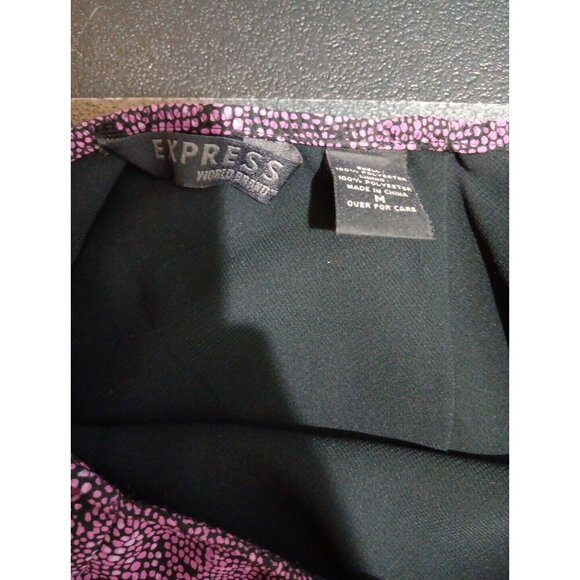 Express Womens Chiffon Midi Skirt Size M Pull On Low Rise Y2K Whimsigoth Fairy - Picture 4 of 7